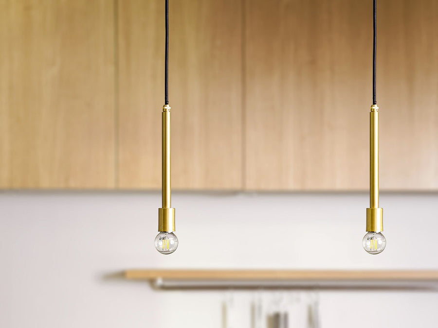 BRASS PILLAR 1 PENDANT LAMP