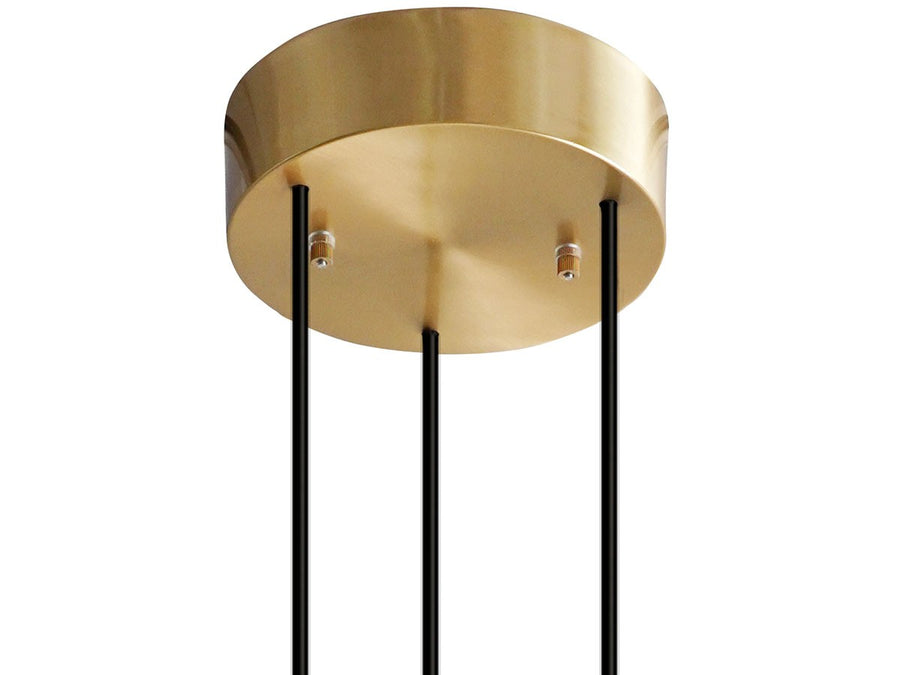 BRASS PILLAR 3 PENDANT LAMP