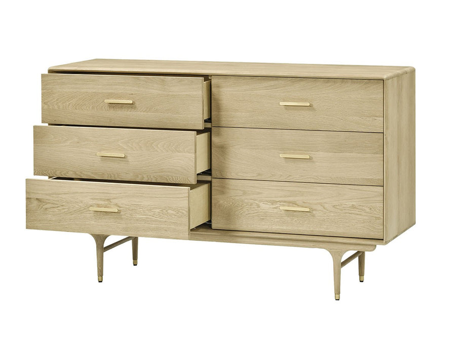 JULIE LOW CHEST WHITE OAK