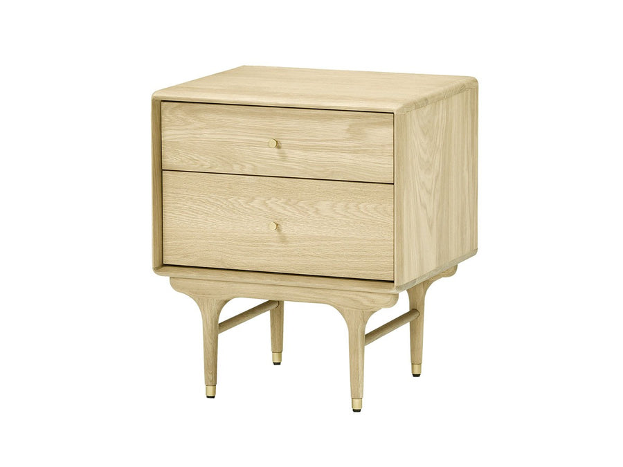 JULIE BED SIDE TABLE WHITE OAK