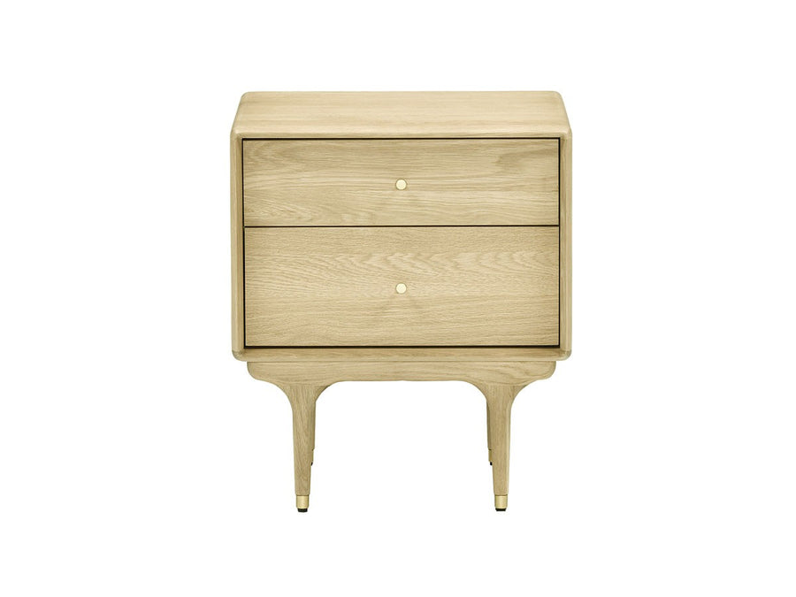 JULIE BED SIDE TABLE WHITE OAK