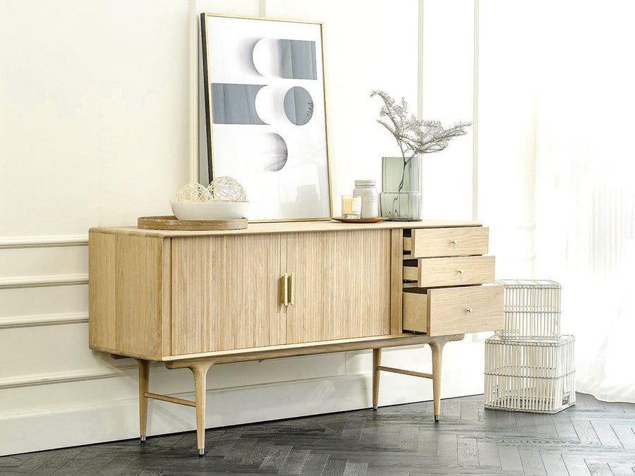 JULIE SIDEBOARD WHITE OAK