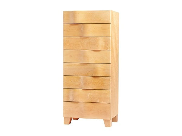 WAVE TALL CHEST Maple