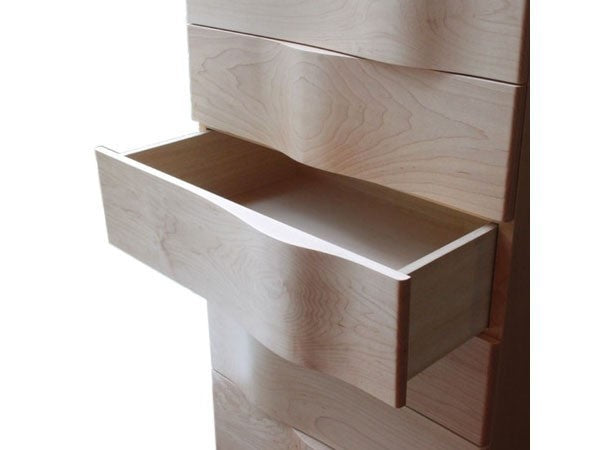 WAVE TALL CHEST Maple