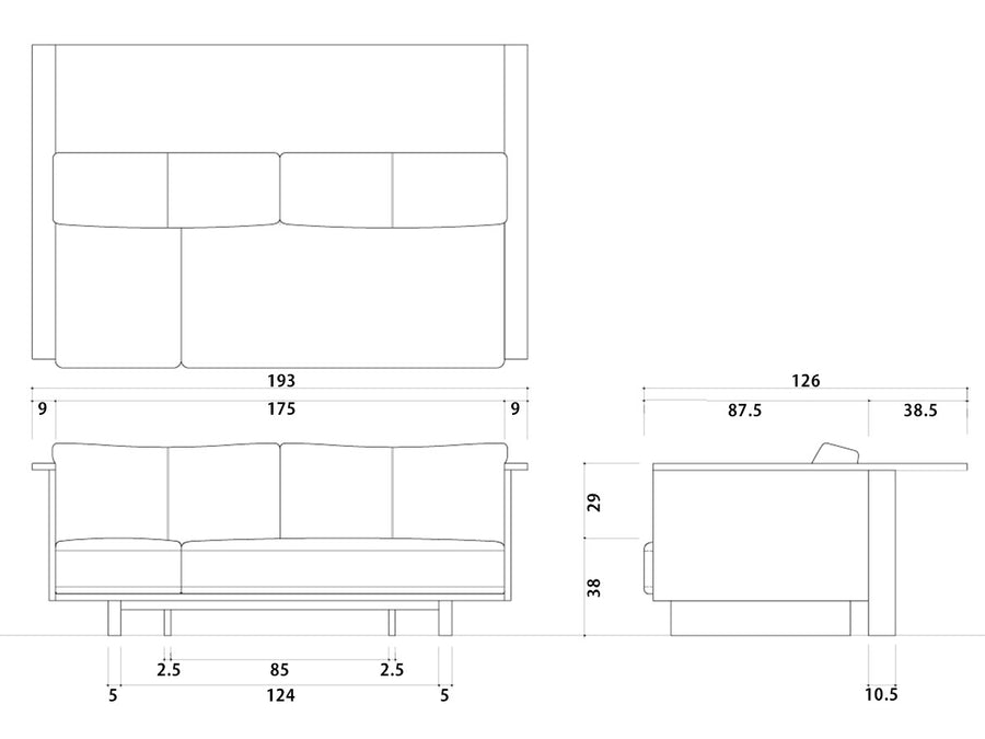 CARAMELLA C Counter Sofa