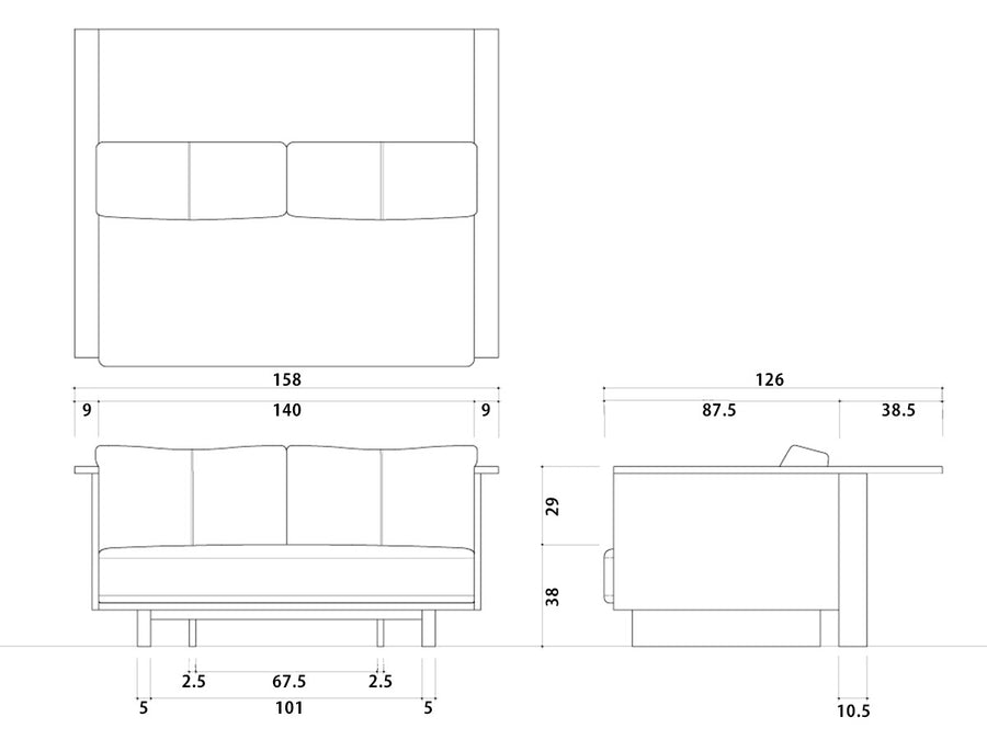 CARAMELLA C Counter Sofa