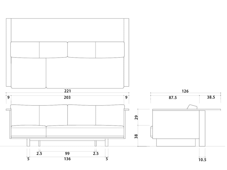 CARAMELLA C Counter Sofa