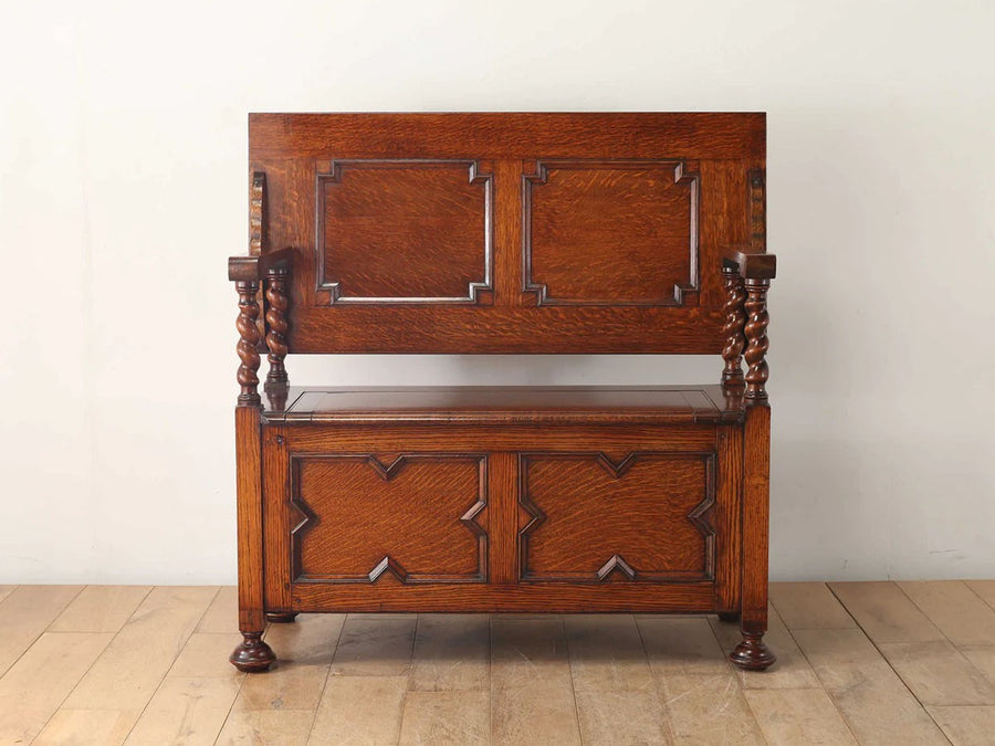 Real Antique Monks Bench