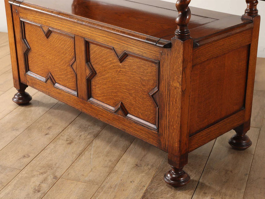 Real Antique Monks Bench