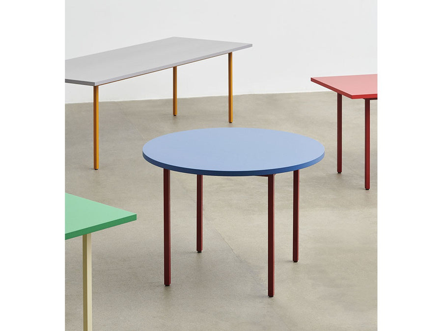 TWO-COLOUR TABLE 105cm