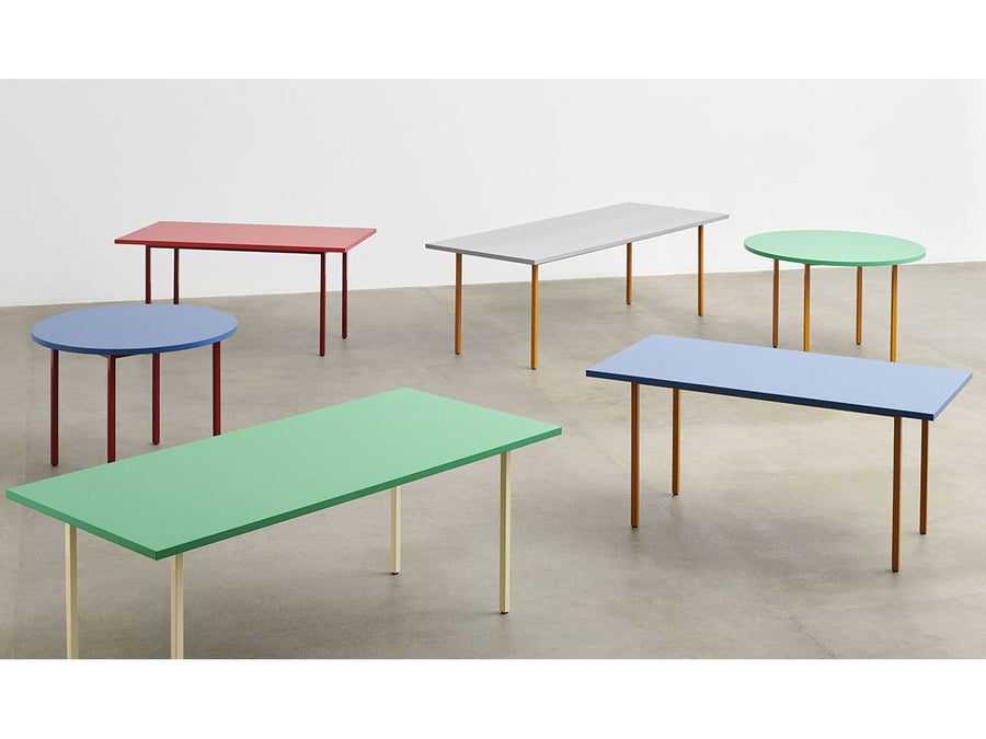 TWO-COLOUR TABLE 120cm