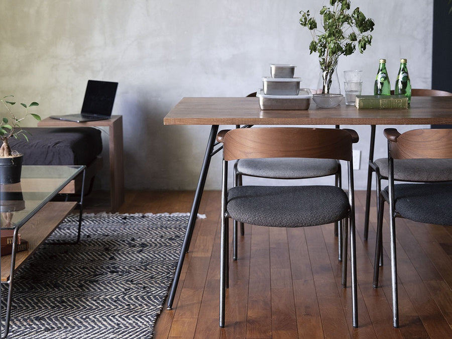 welme dining table 1500 walnut