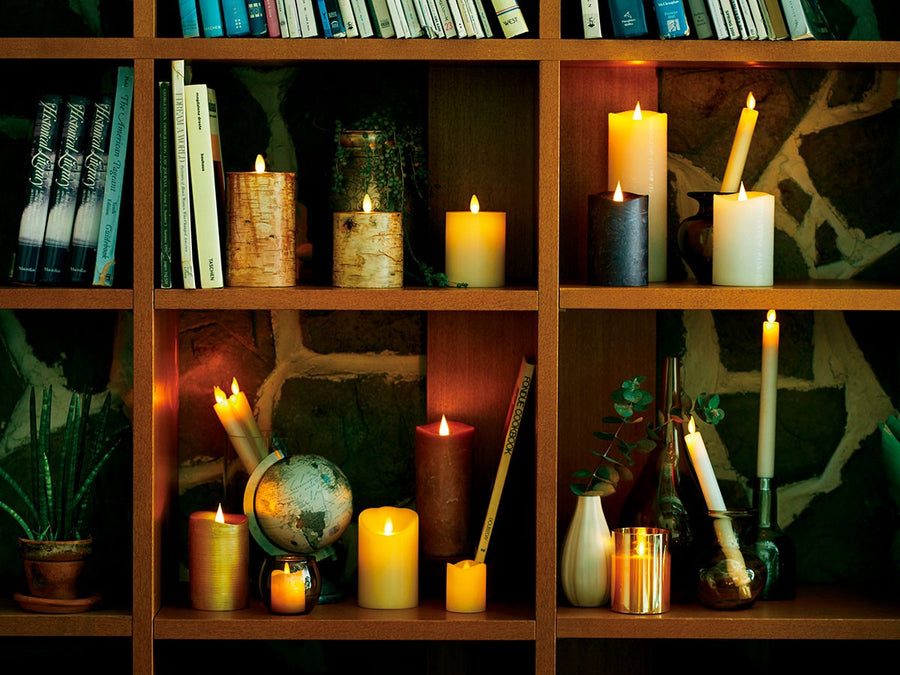 BIRCH PILLAR LED CANDLE