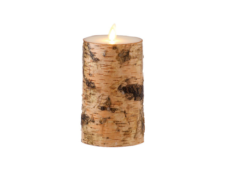 BIRCH PILLAR LED CANDLE