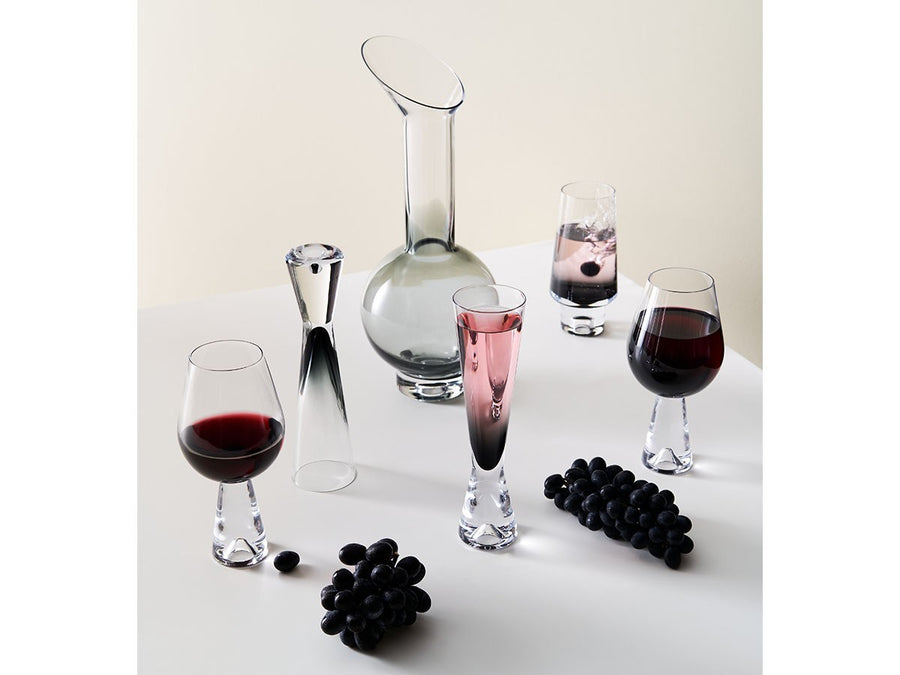 Tank Wine Glass 2P Black