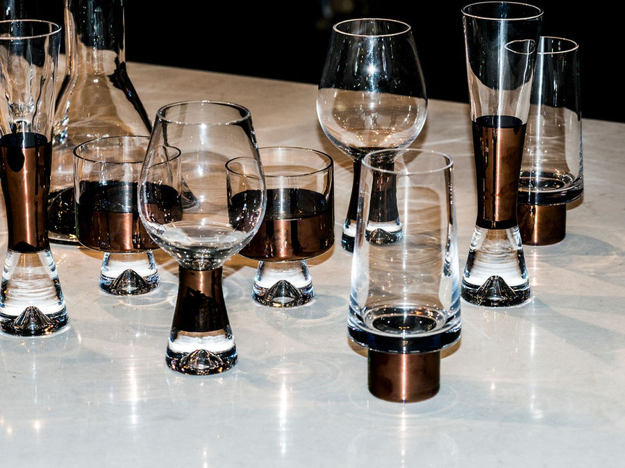 Tank Wine Glasses 2P Copper