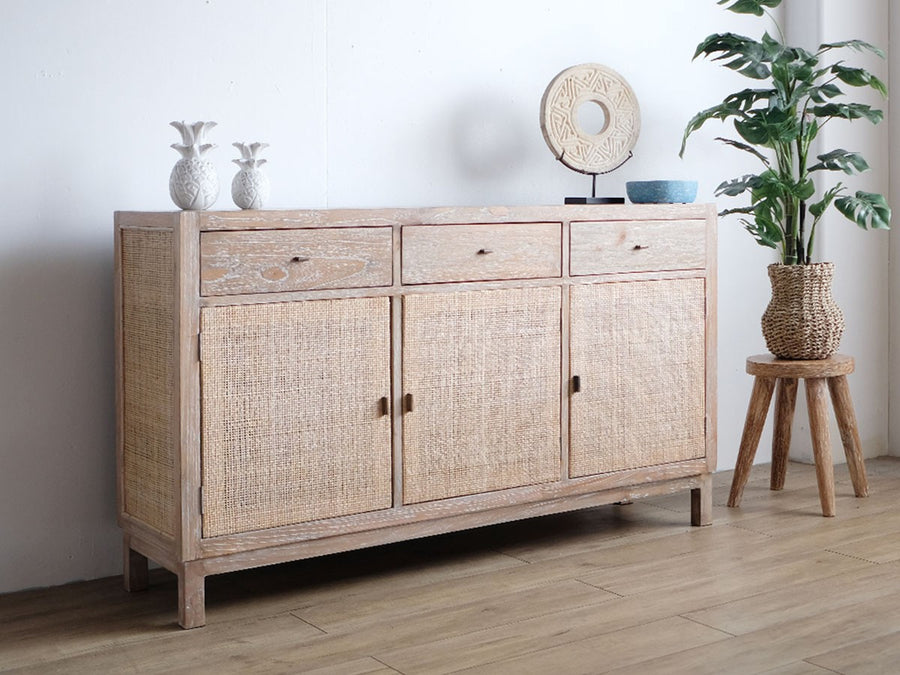 LaMer Rattan Cabinet