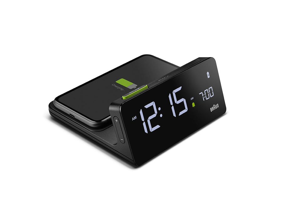 Qi Wireless Charging Digital Alarm Clock