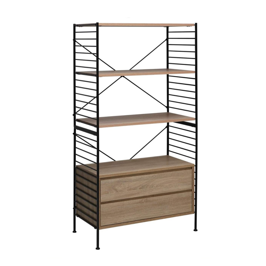 WiLL Unit Shelf Cabinet + 3 Shelves Oak