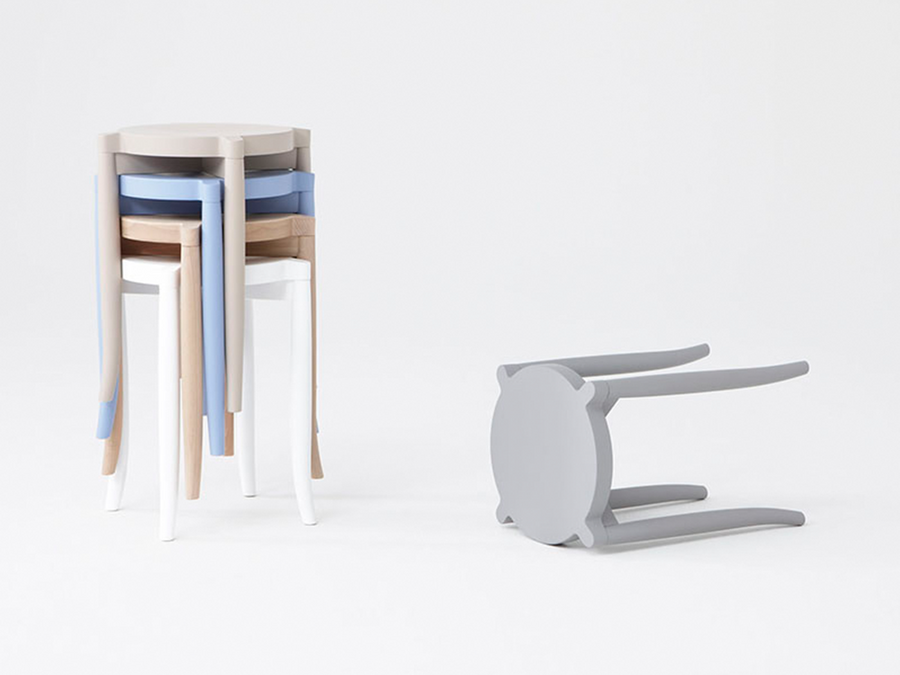 EDITION BLUE 209EB Stool