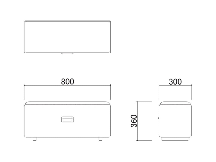 MY UNIT Sofa Desk & Stool Set