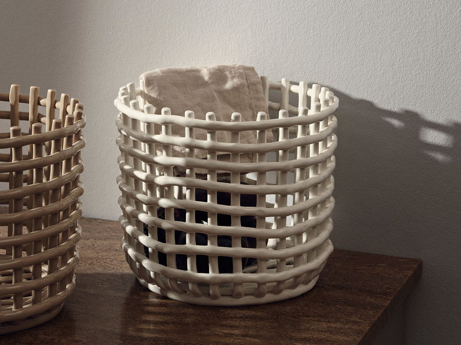 Ceramic Basket L