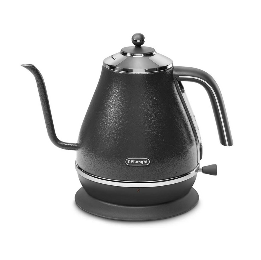 Icona Electric Cafe Kettle with Temperature Setting Function, White