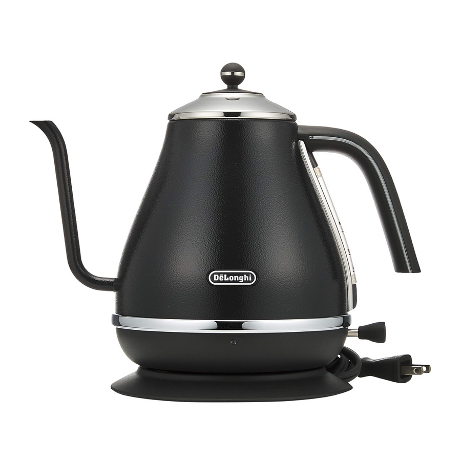 Icona Electric Cafe Kettle with Temperature Setting Function, White