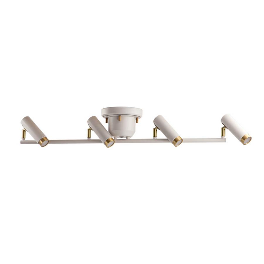 Nosh 4-light ceiling light, white