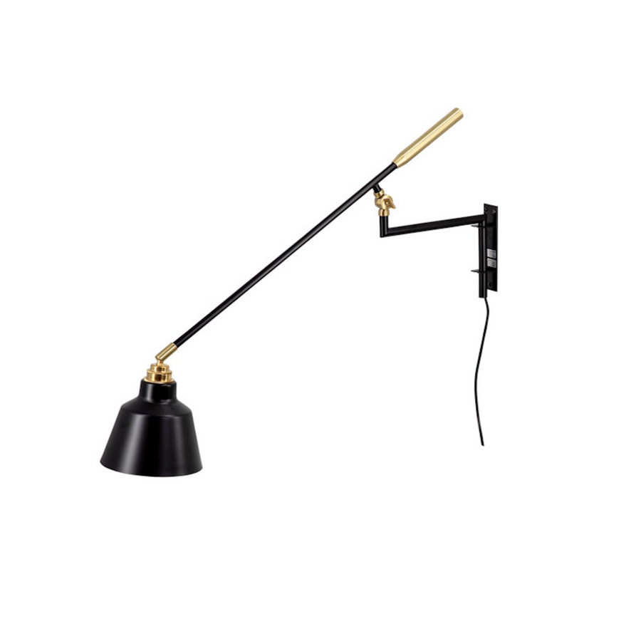 1-light arm wall light Dex Korat Black