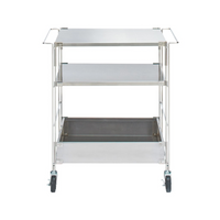 無印良品(MUJI) ステンレスユニットシェルフワゴンセット - MIRUMU