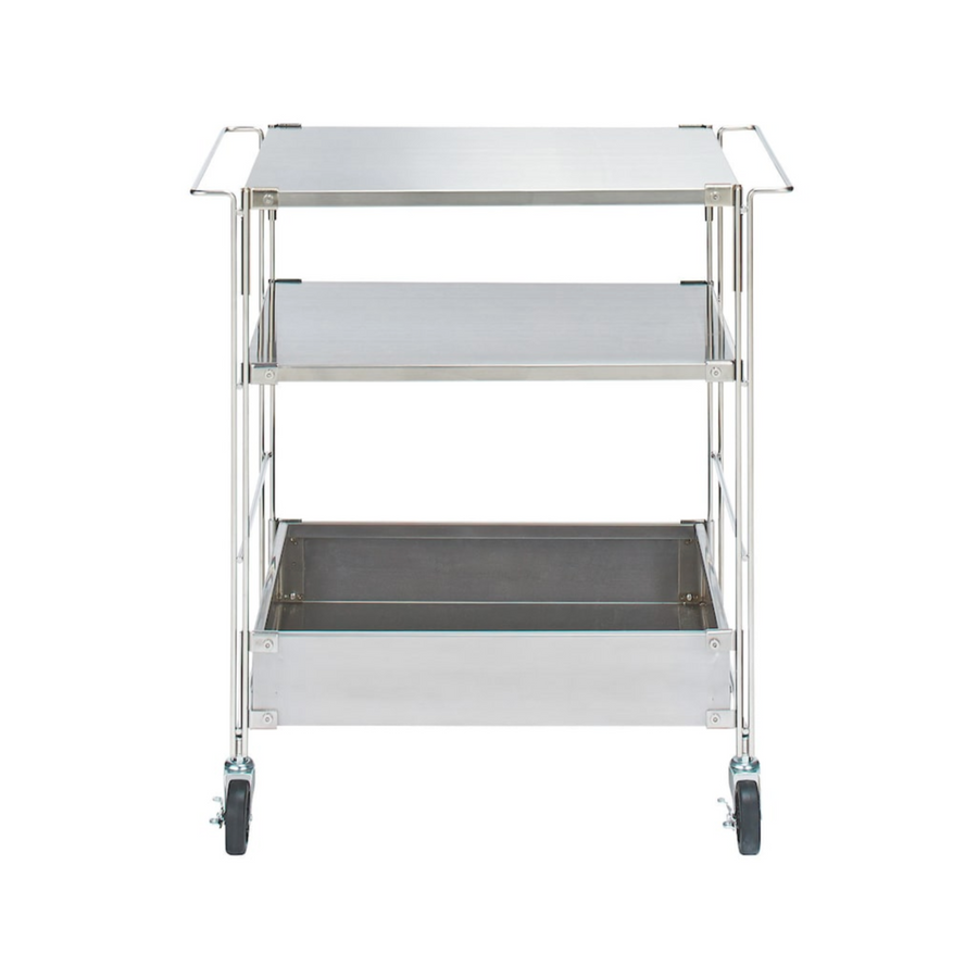 Stainless Steel Unit Shelf Wagon Set
