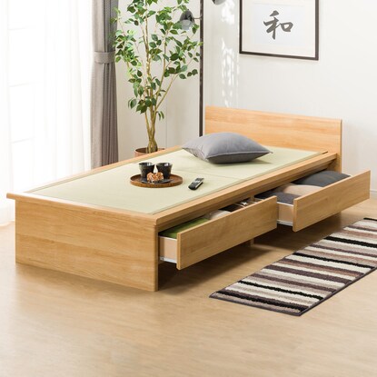 Single tatami bed (Shiden DH F38 LBR)