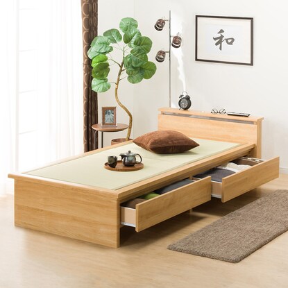 Single tatami bed (Shiden DH C38 LBR)