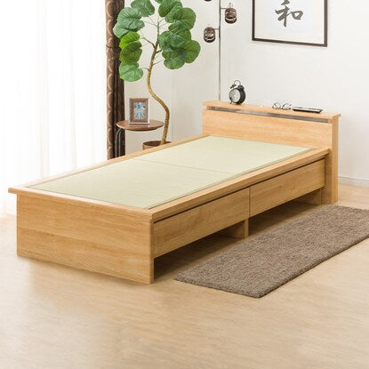 Single tatami bed (Shiden DH C38 LBR)