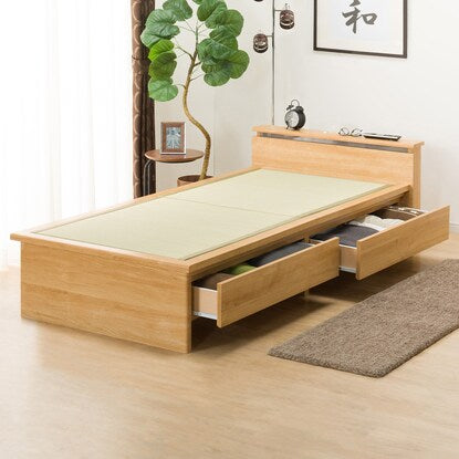 Single tatami bed (Shiden DH C38 LBR)