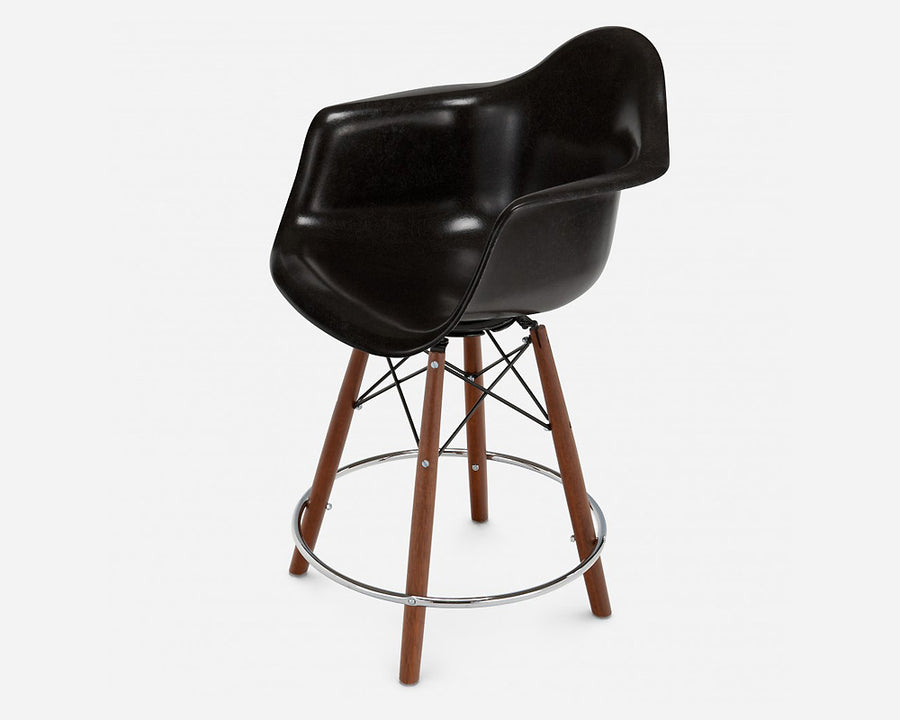 Fiberglass Arm Shell Chair JETBLACK ブラック