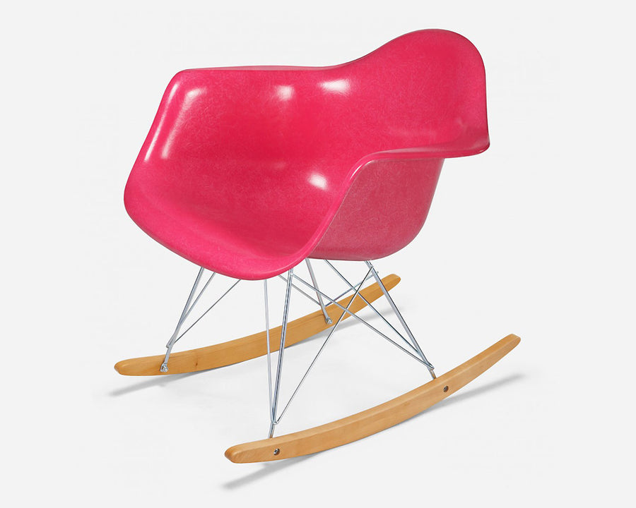 Fiberglass Arm Shell Chair MAGENTA マゼンタ