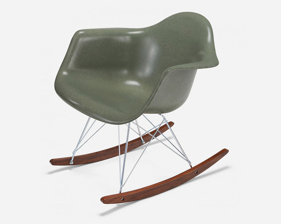 Fiberglass Arm Shell Chair MOSS モス