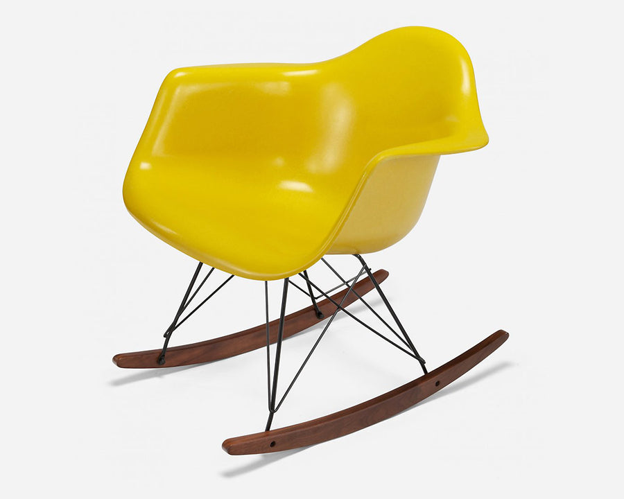 Fiberglass Arm Shell Chair YELLOW イエロー