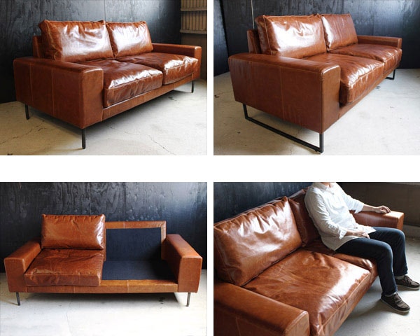 VIDER sofa camel oil leather ヴィデルソファ キャメルオイルレザー