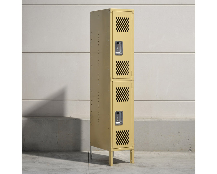 18" LYON RECESSED HANDLE LOCKER-2TIER 18インチ リセスハンドルロッカー2ティア