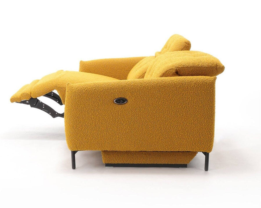 SHEFFIELD RECLINING SOFA Seafield reclining sofa, mustard
