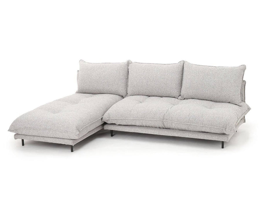 PORTO SOFA Low Boucle-GRY Porto sofa low gray