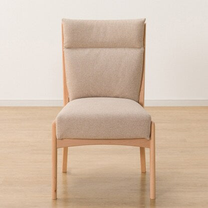 Dining chair with scratch- and stain-resistant fabric (N Collection C-27AL NA/NSF-BE)