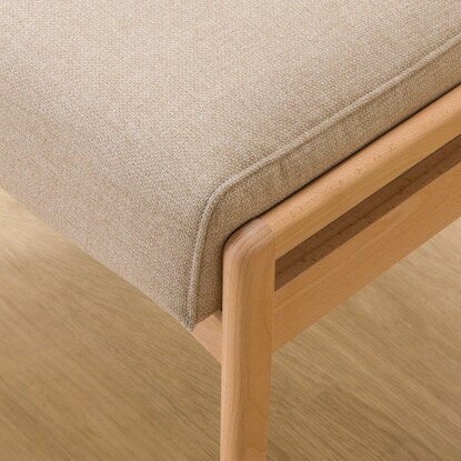 Dining chair with scratch- and stain-resistant fabric (N Collection C-27AL NA/NSF-BE)