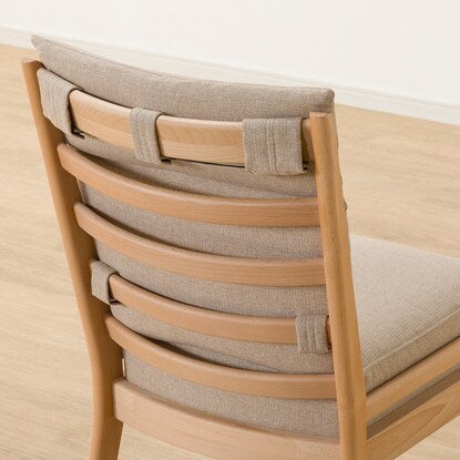 Dining chair with scratch- and stain-resistant fabric (N Collection C-27AL NA/NSF-BE)