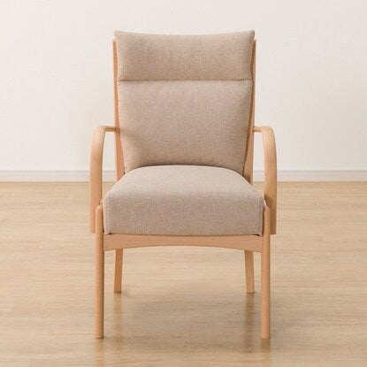 Dining chair made of scratch- and stain-resistant fabric (N Collection C-27 with armrests NA/NSF-BE)