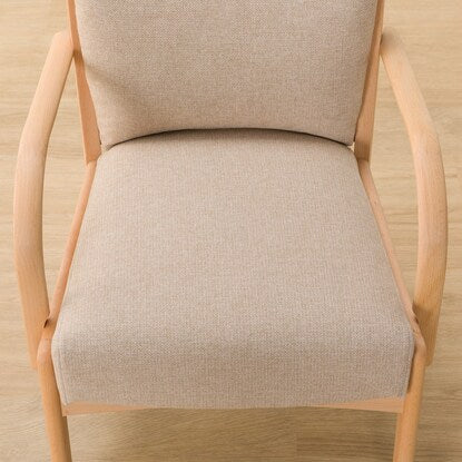 Dining chair made of scratch- and stain-resistant fabric (N Collection C-27 with armrests NA/NSF-BE)