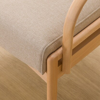 Dining chair made of scratch- and stain-resistant fabric (N Collection C-27 with armrests NA/NSF-BE)